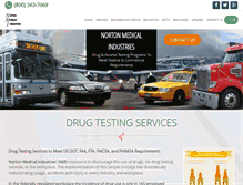 Tablet Screenshot of nortonmedical.com
